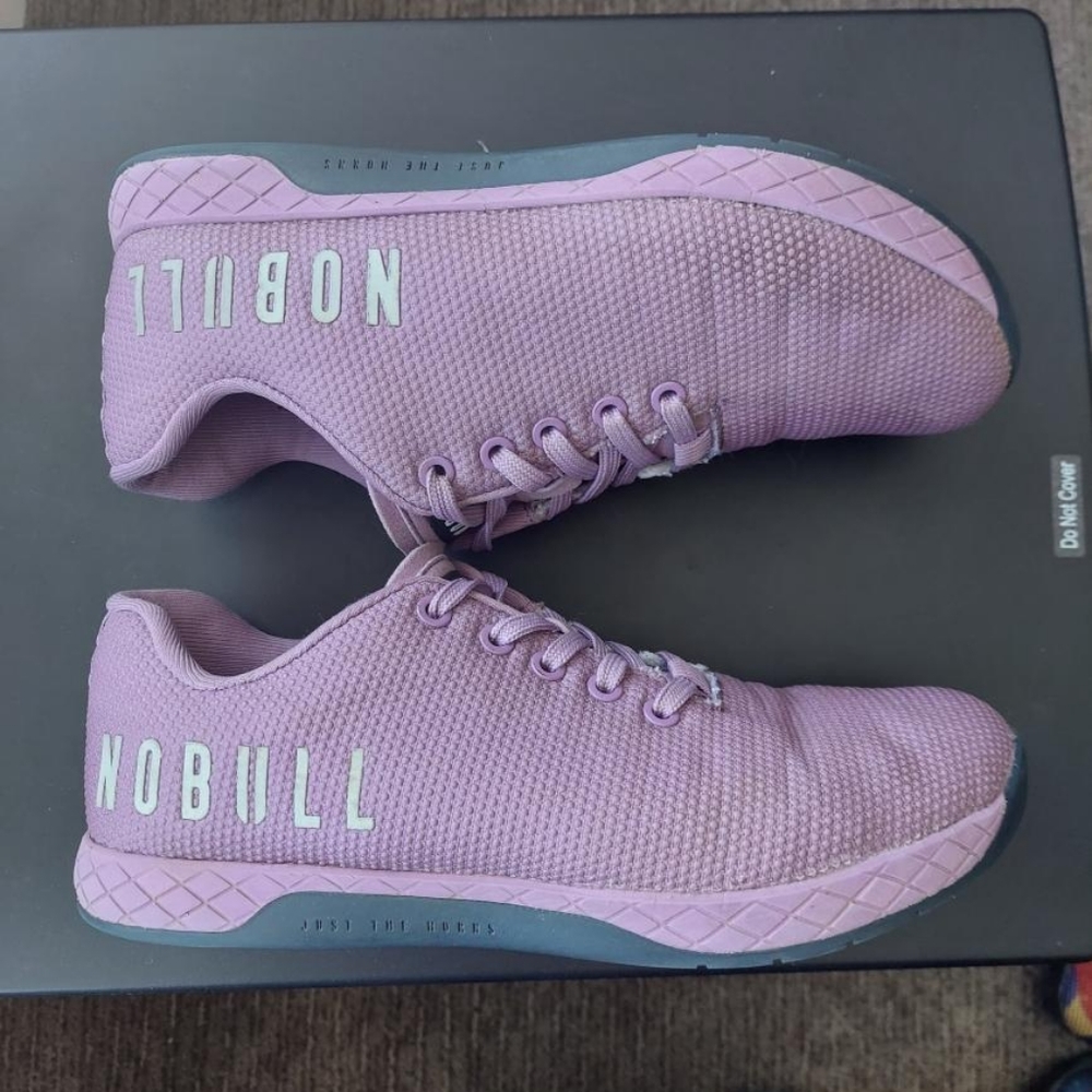 Purple nobull trainers size 9.5